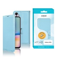 Etui portefeuille Zanae bleu clair pour Galaxy A05s