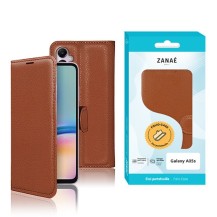Etui Portefeuille Zanae marron pour Galaxy A05s