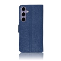 Etui portefeuille Zanae compatible Galaxy S24 Plus en couleur marine