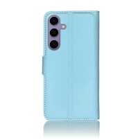 Étui Portefeuille Zanae bleu clair pour Galaxy S24 Plus
