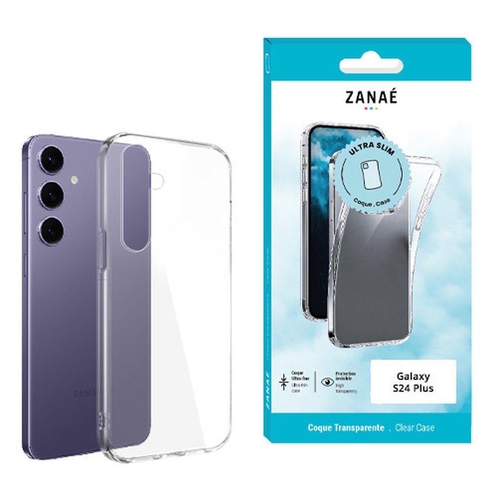 Coque softgel transparente pour Galaxy S24 Plus