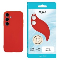 Coque Zanae Color rouge pour Galaxy S24 Plus