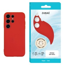 Coque Zanae Color rouge pour Galaxy S24 Ultra