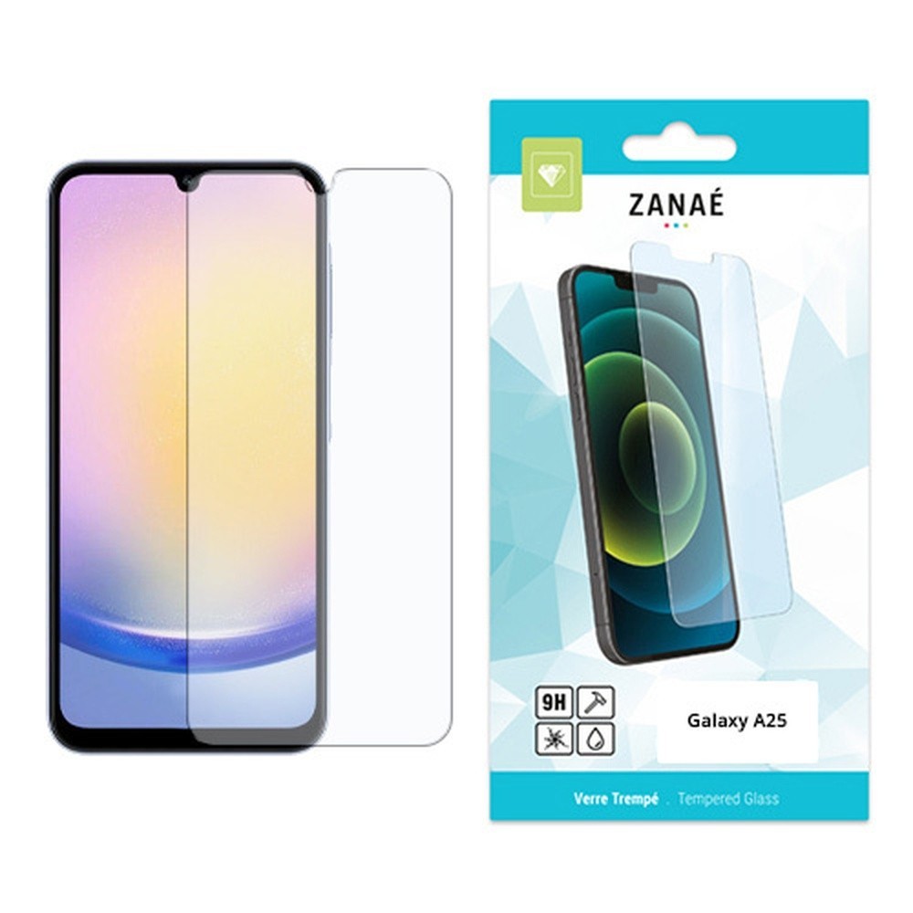 Film protecteur en verre trempé pour Galaxy A25