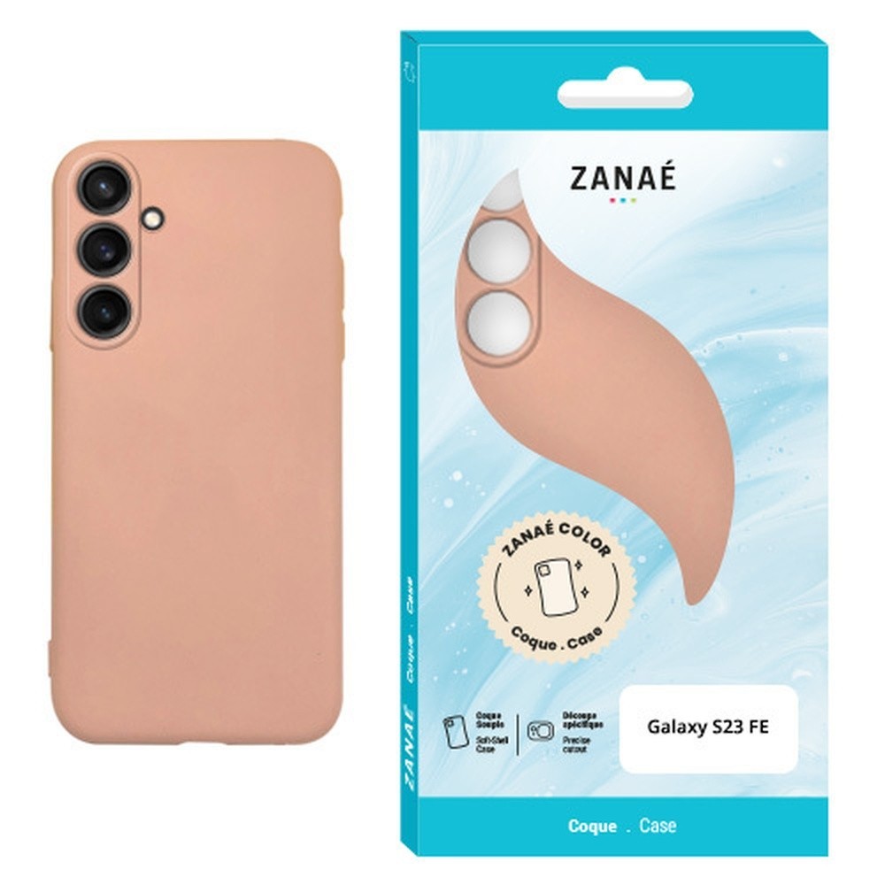Coque Zanae Color Rose pour Galaxy S23 FE