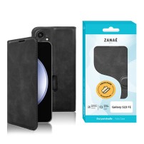 Étui portefeuille Zanae Columbia noir pour Galaxy S23 FE