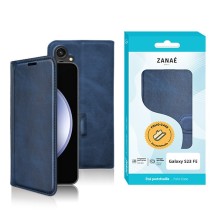Étui Portefeuille Zanae Columbia couleur marine pour Galaxy S23 FE