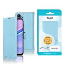 Etui Portefeuille Zanae bleu clair pour Galaxy A15