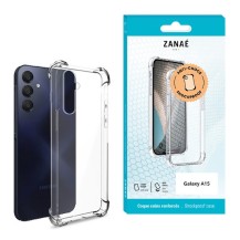 Coque silicone transparente pour Galaxy A15 avec coins renforcés