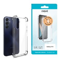 Coque silicone transparente pour Galaxy A15 avec coins renforcés