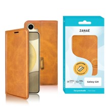 Étui Portefeuille Zanae Columbia couleur moutarde pour Galaxy S24