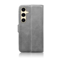 Étui Portefeuille Zanaé Columbia en cuir PU gris pour Galaxy S24
