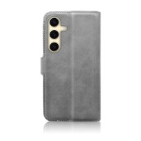 Étui Portefeuille Zanaé Columbia en cuir PU gris pour Galaxy S24