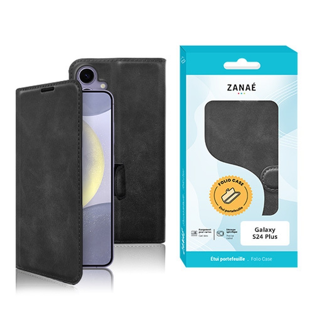 Etui Portefeuille Zanae Columbia pour Galaxy S24 Plus